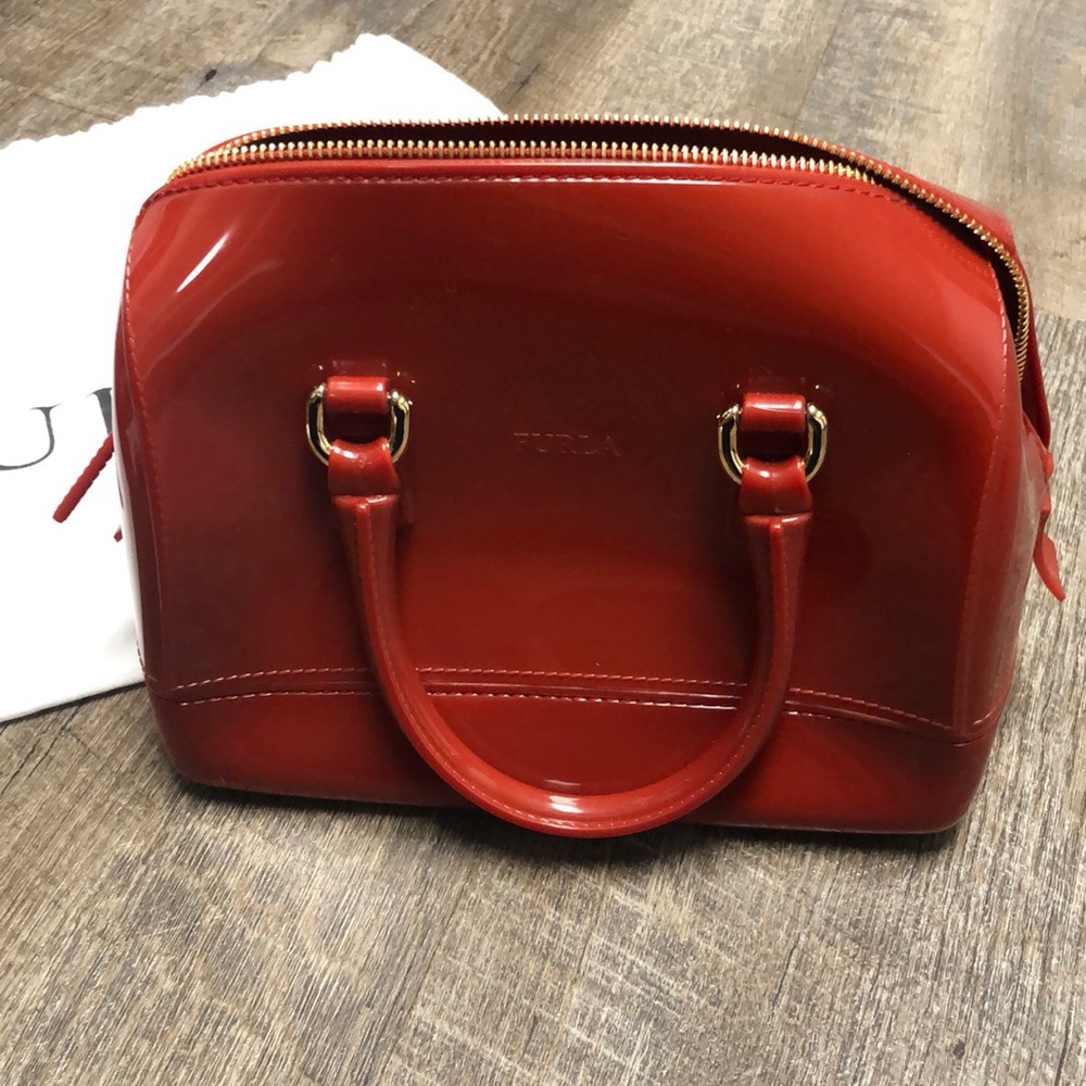 Furla candy bag red